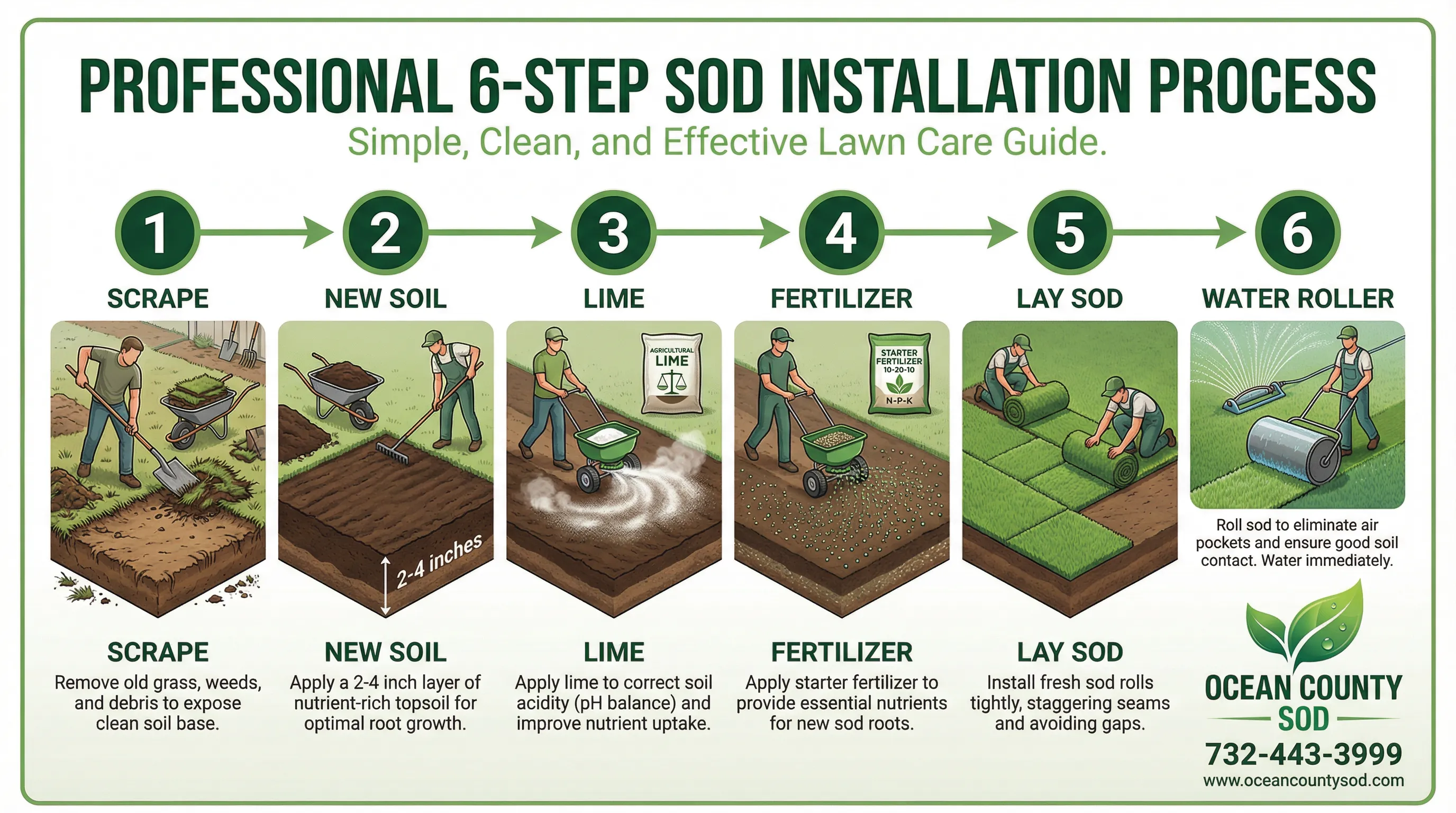 6-Step Sod Installation Process